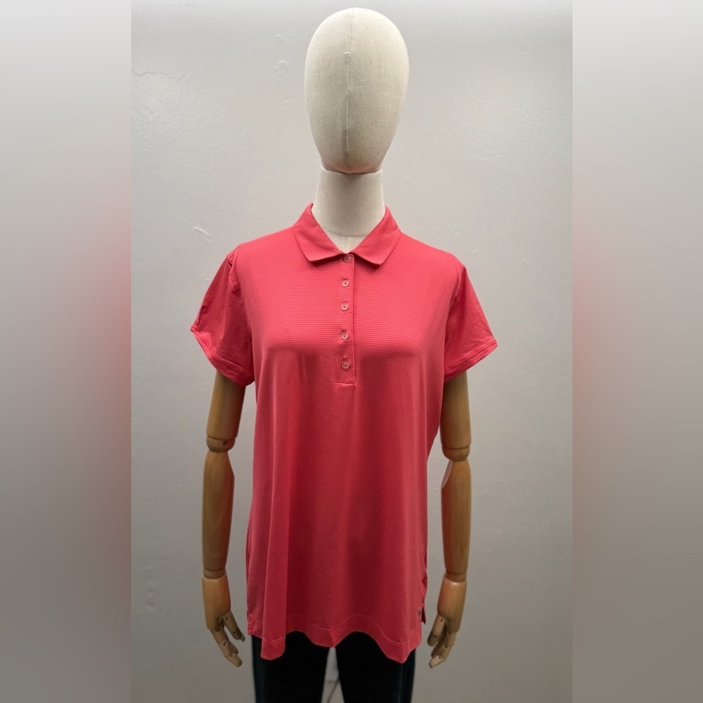 Nike Golf Dri-Fit Polo Shirt Women’s XL Pink Short Sleeve Performance Top